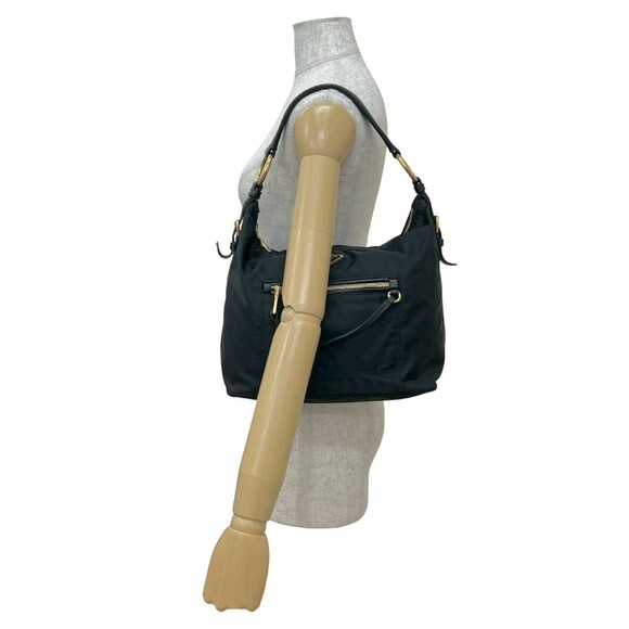 PRADA Black Leather Shoulder Bag - Picture 2 of 10